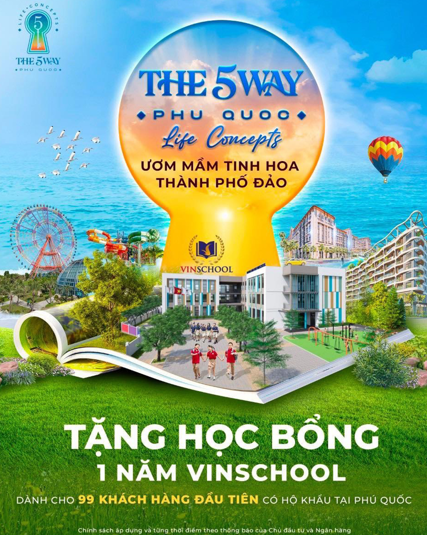 thiết kế căn hộ The 5 Way Phú Quốc